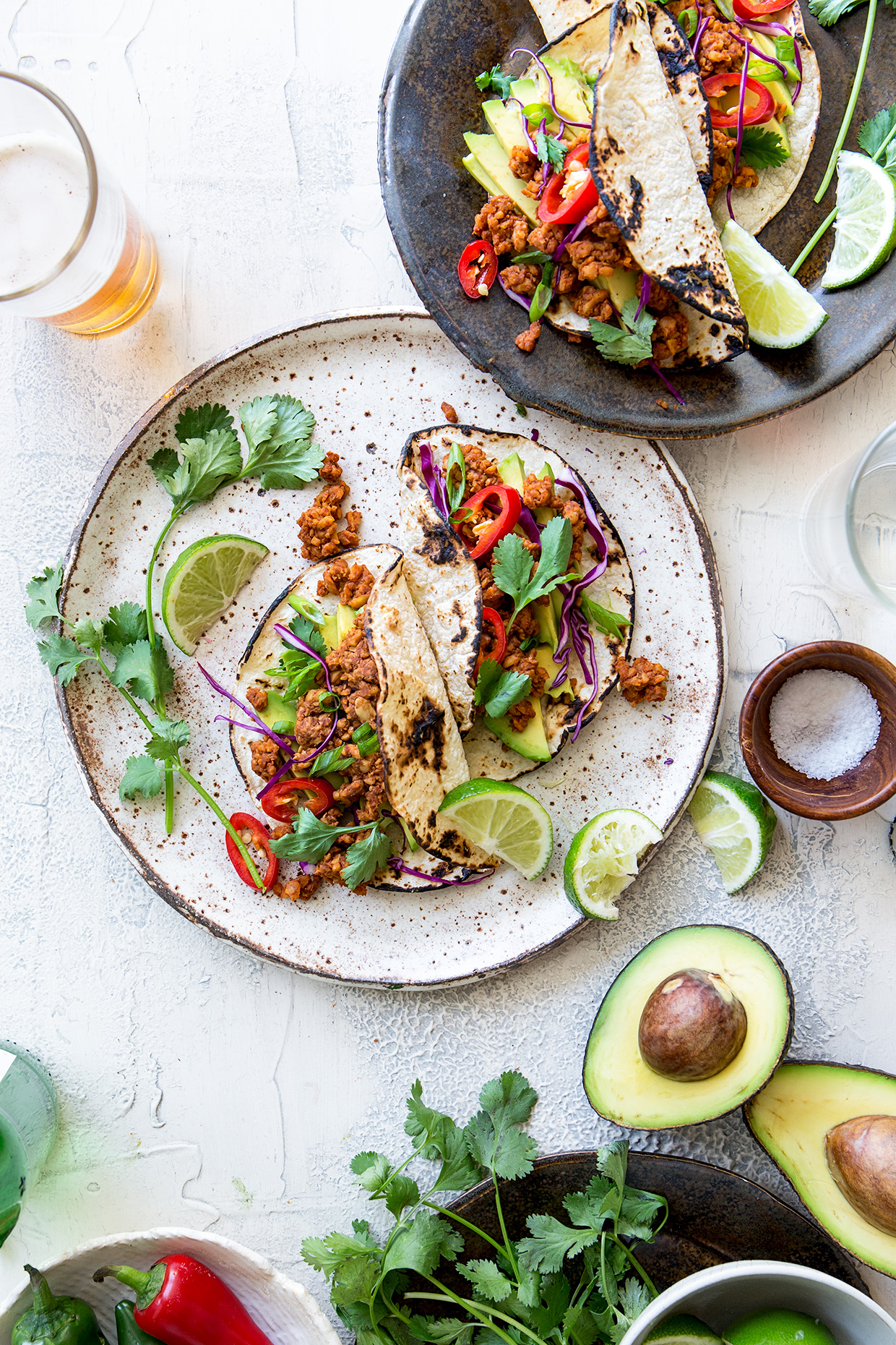 Tempeh Tacos via Real Food by Dad