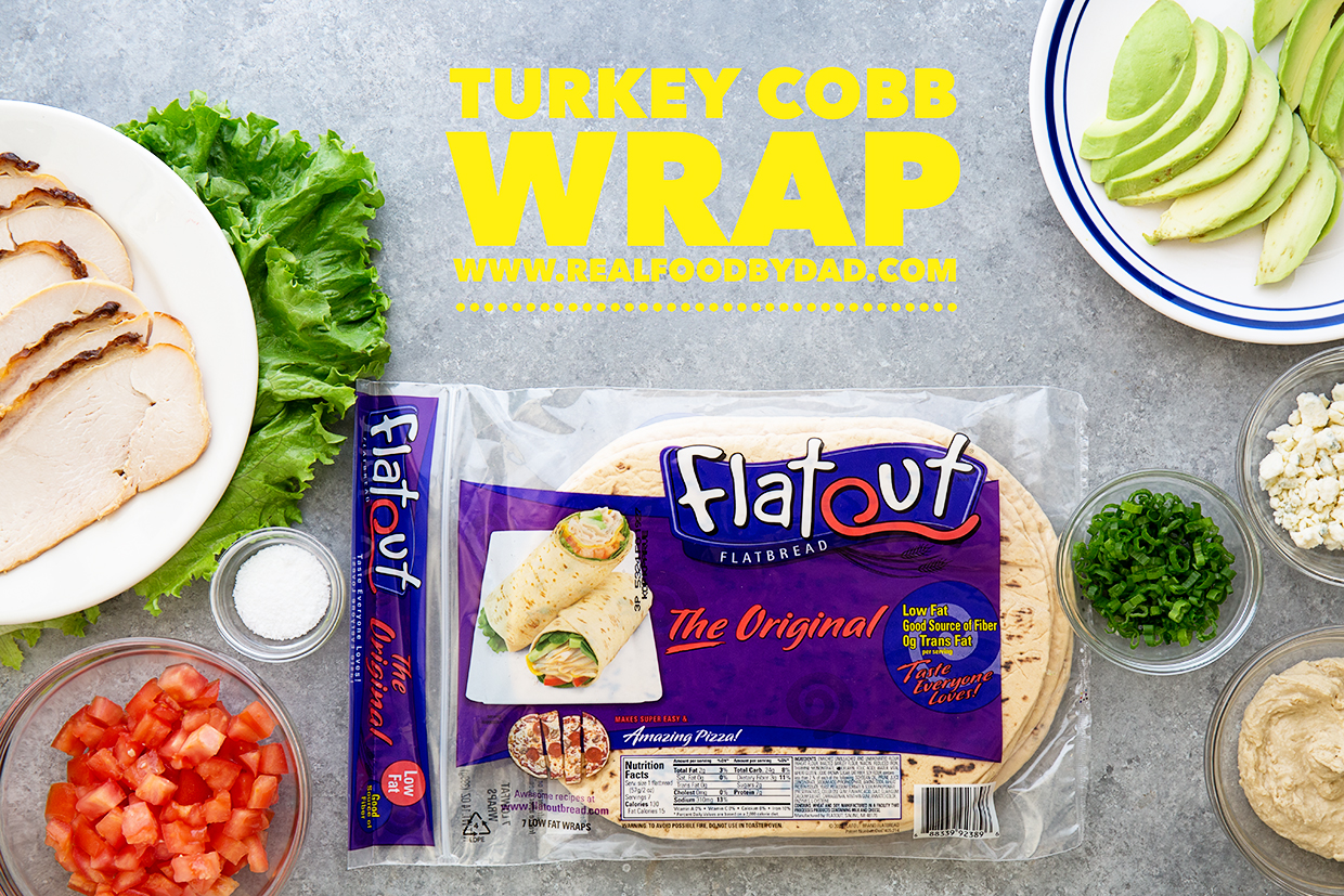 Turkey Cobb Wrap | Real Food by Dad
