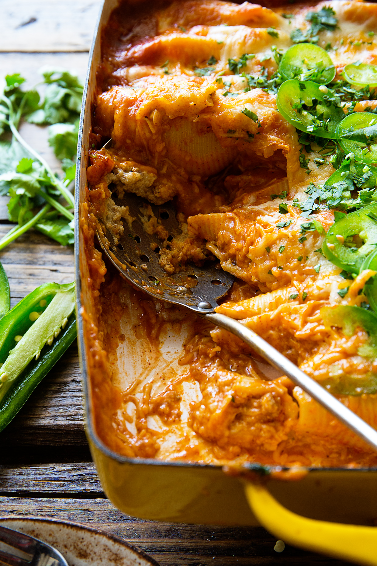 Taco Pasta Shells via Real Food by Dad