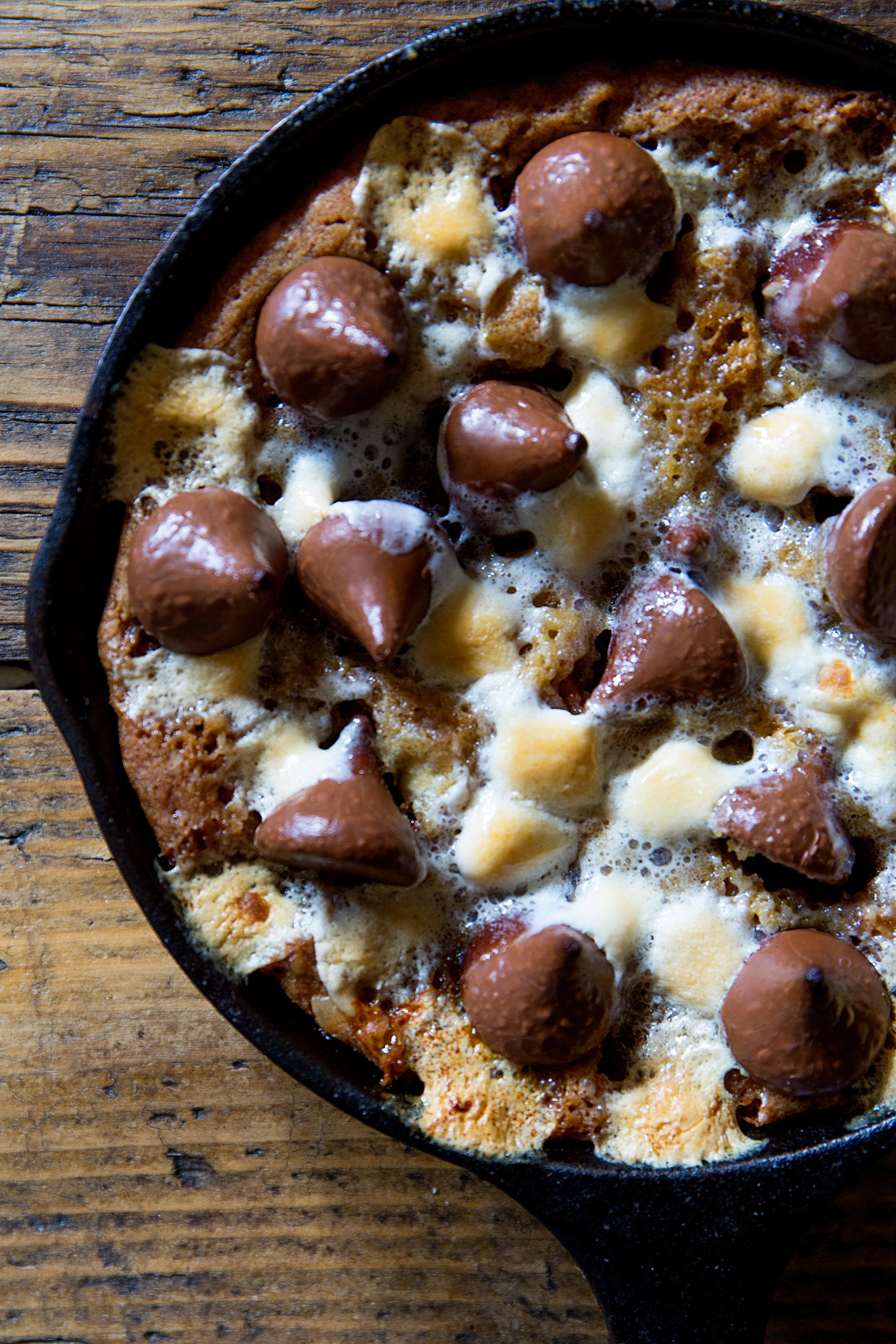 Smores Skillet Cookie via Real Food by Dad