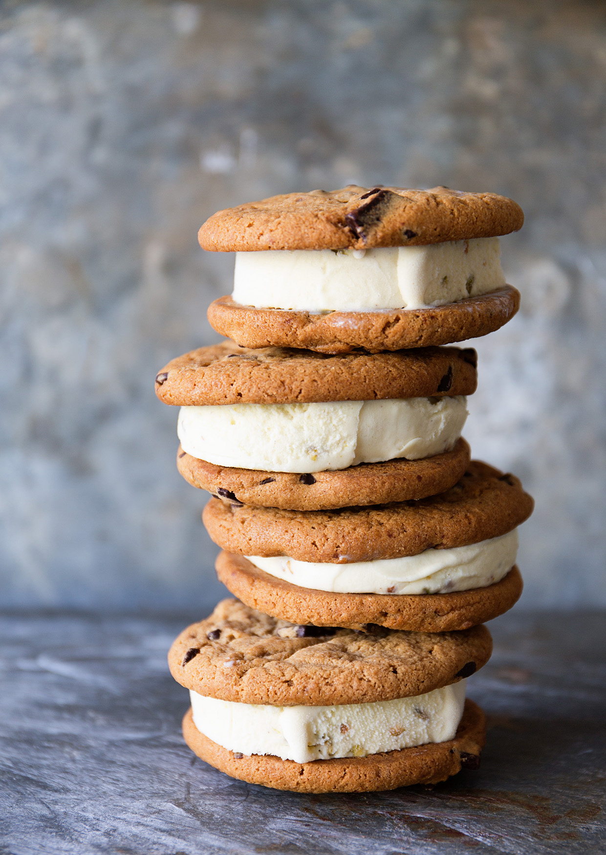 Otis Spumkmeyer Chocolate Chunk Ice Cream Sandwiches via Real Food by Dad