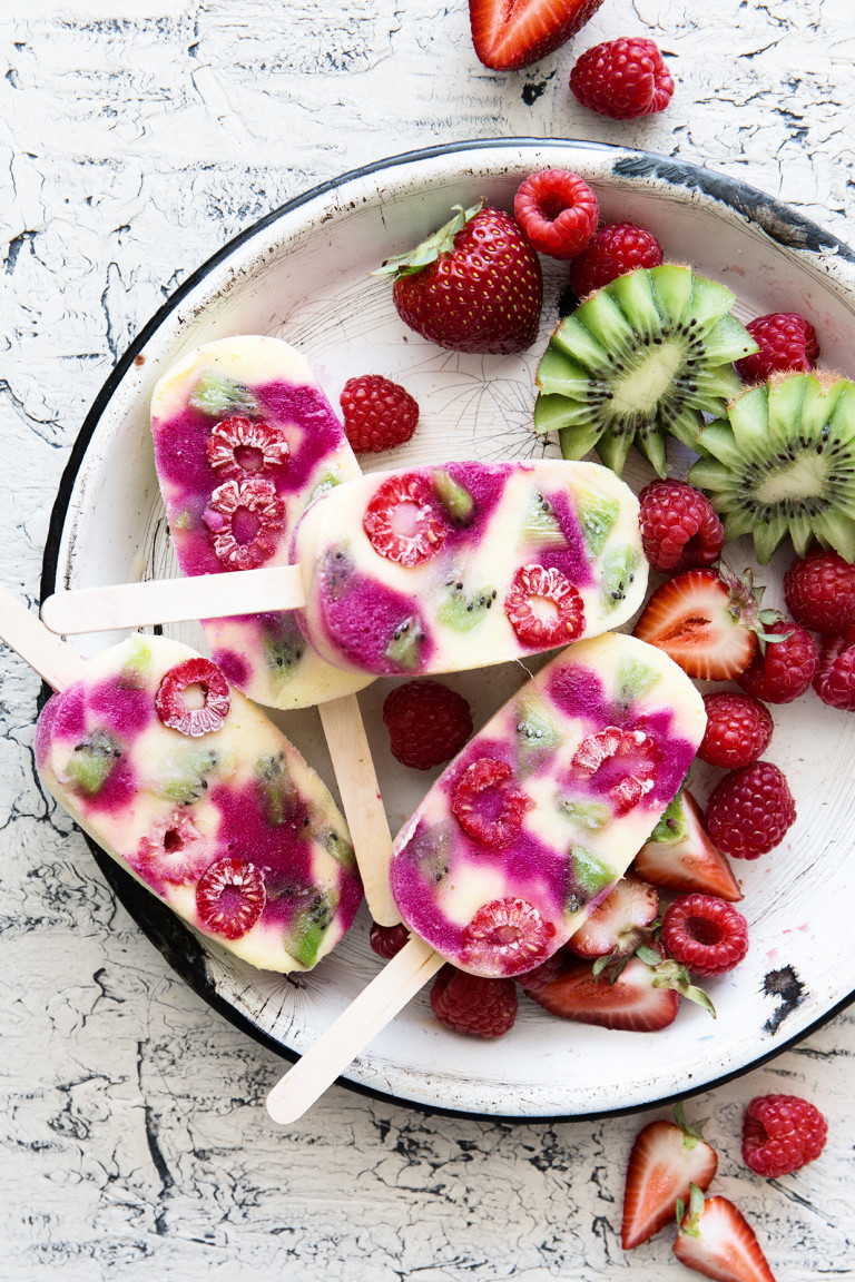 Summertime Fruit Pops Real Food by Dad