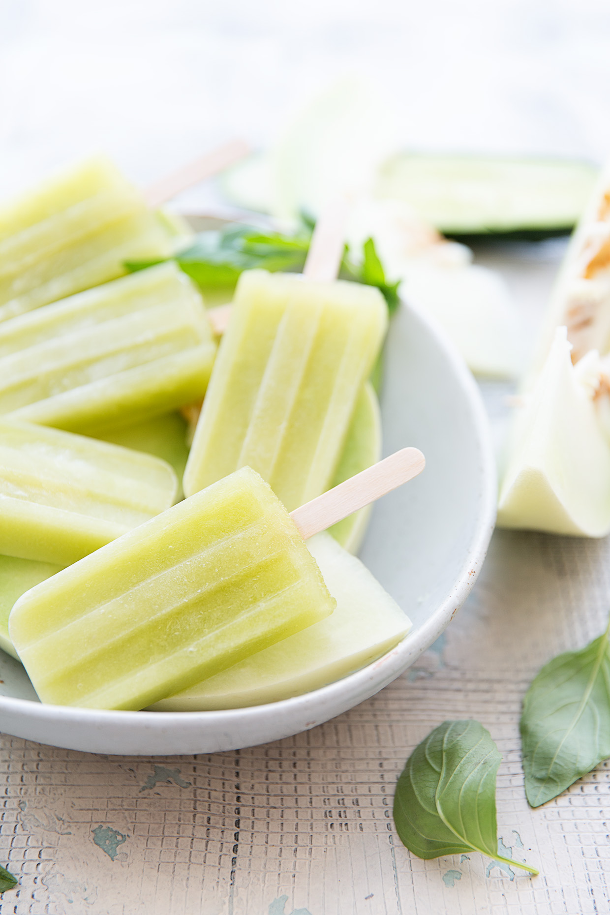 Green Juice Popsicle via Real Food by Dad