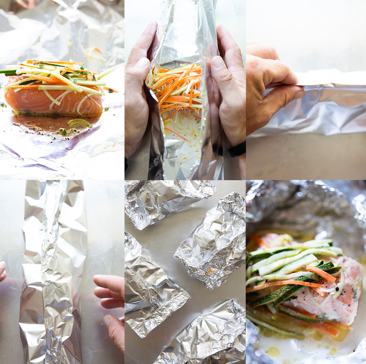 Salmon and Veggies in Foil Pack | Assembly | Real Food by Dad