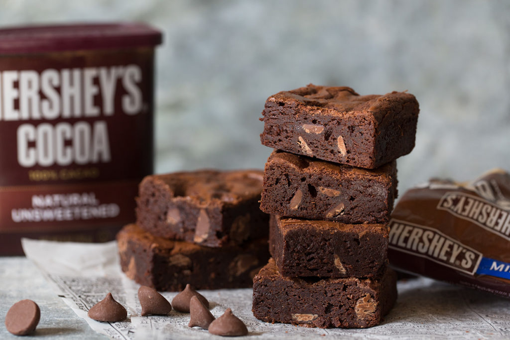 HERSHEY'S One-Bowl Brownies Recipe