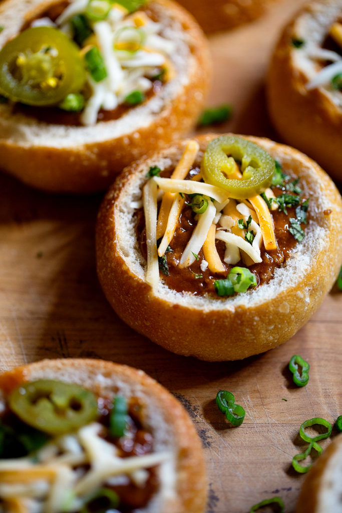 Mini Chili Bread Bowls | Real Food by Dad