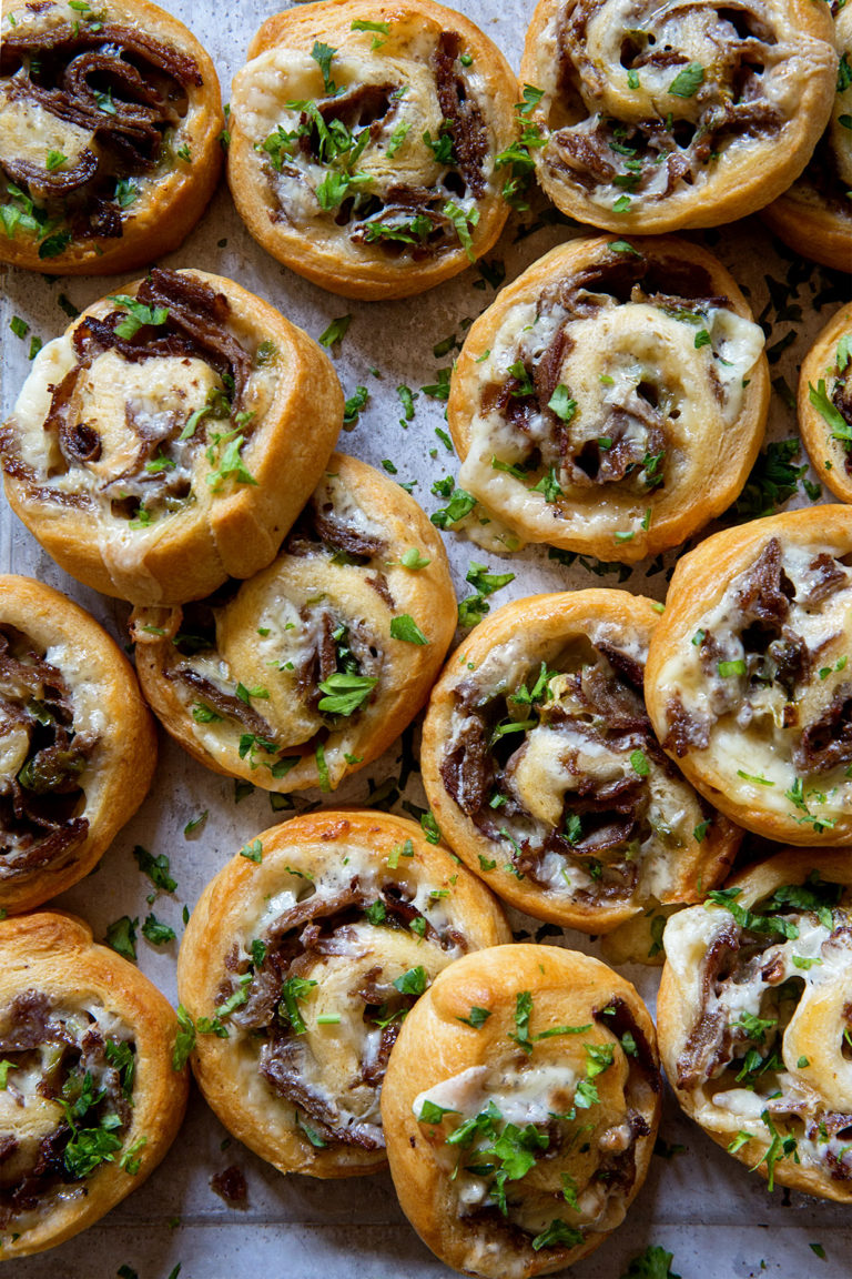 Philly Cheese Steak Pin Rolls Real Food by Dad