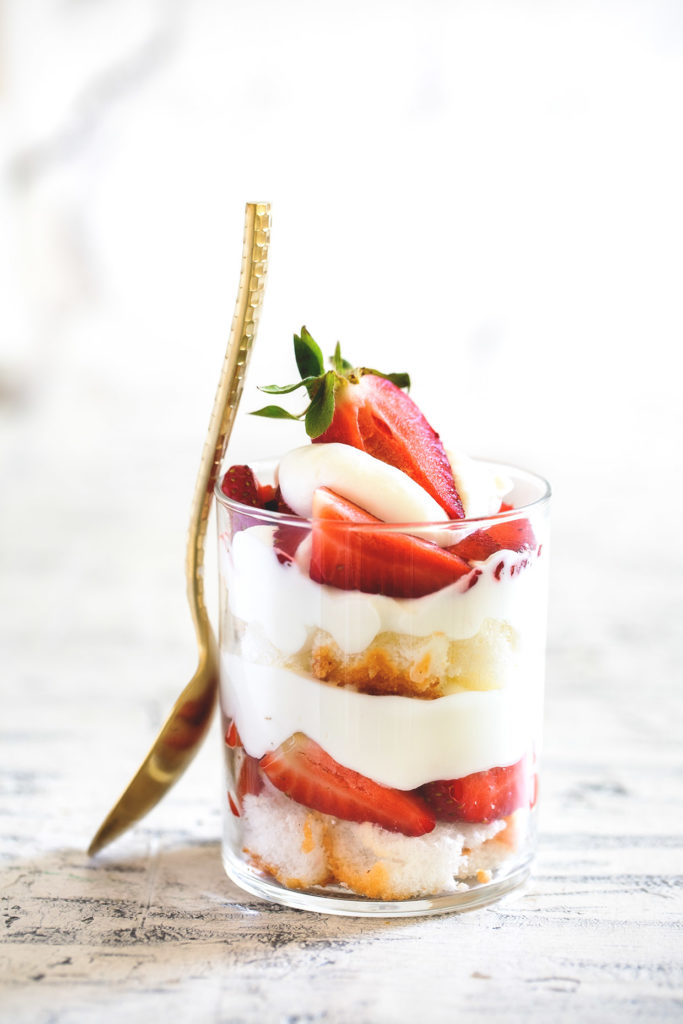 Strawberry Shortcake Trifle via Real Food by Dad