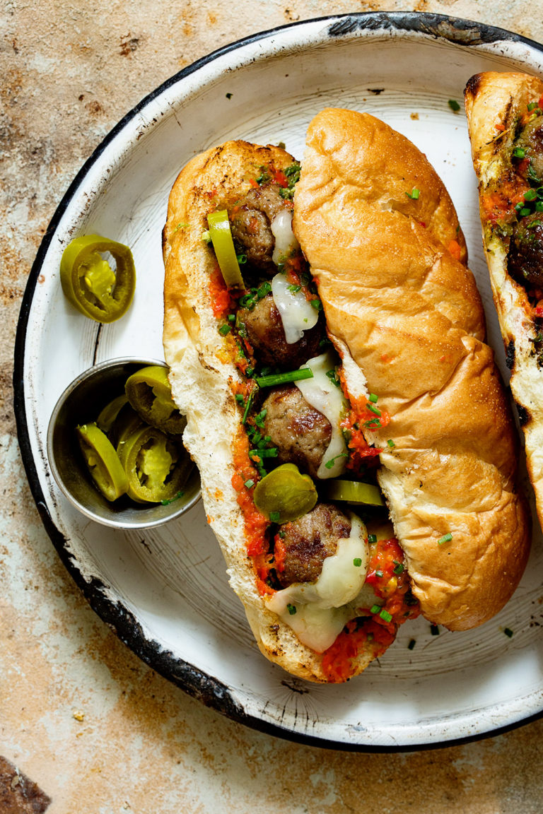 Grilled Meatball Subs - Real Food by Dad