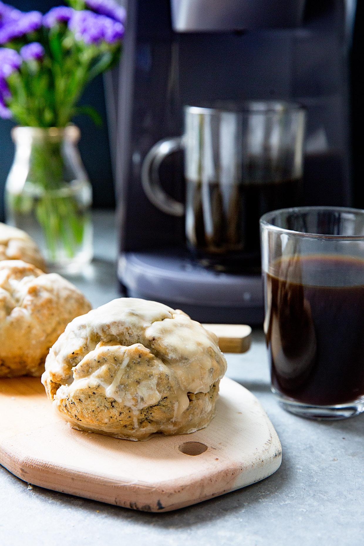 Lemon Poppy Seed Scones + K250 Coffee Maker for Father’s Day Real Food by Dad