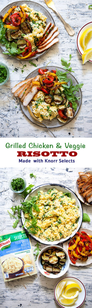 Grilled Chicken and Veggie Risotto