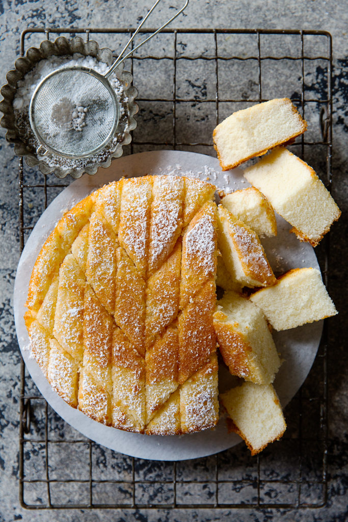 Hot Milk Cake – Coconut & Lime