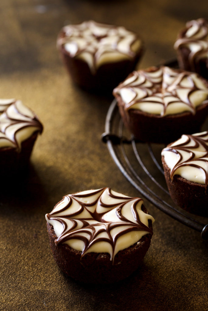 Spider Web Brownie Bites Real Food by Dad