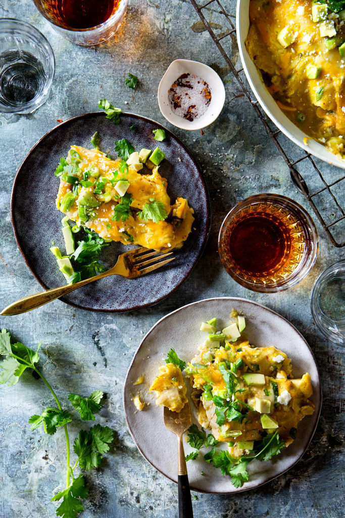 Chili Verde Enchilada via Real Food by Dad