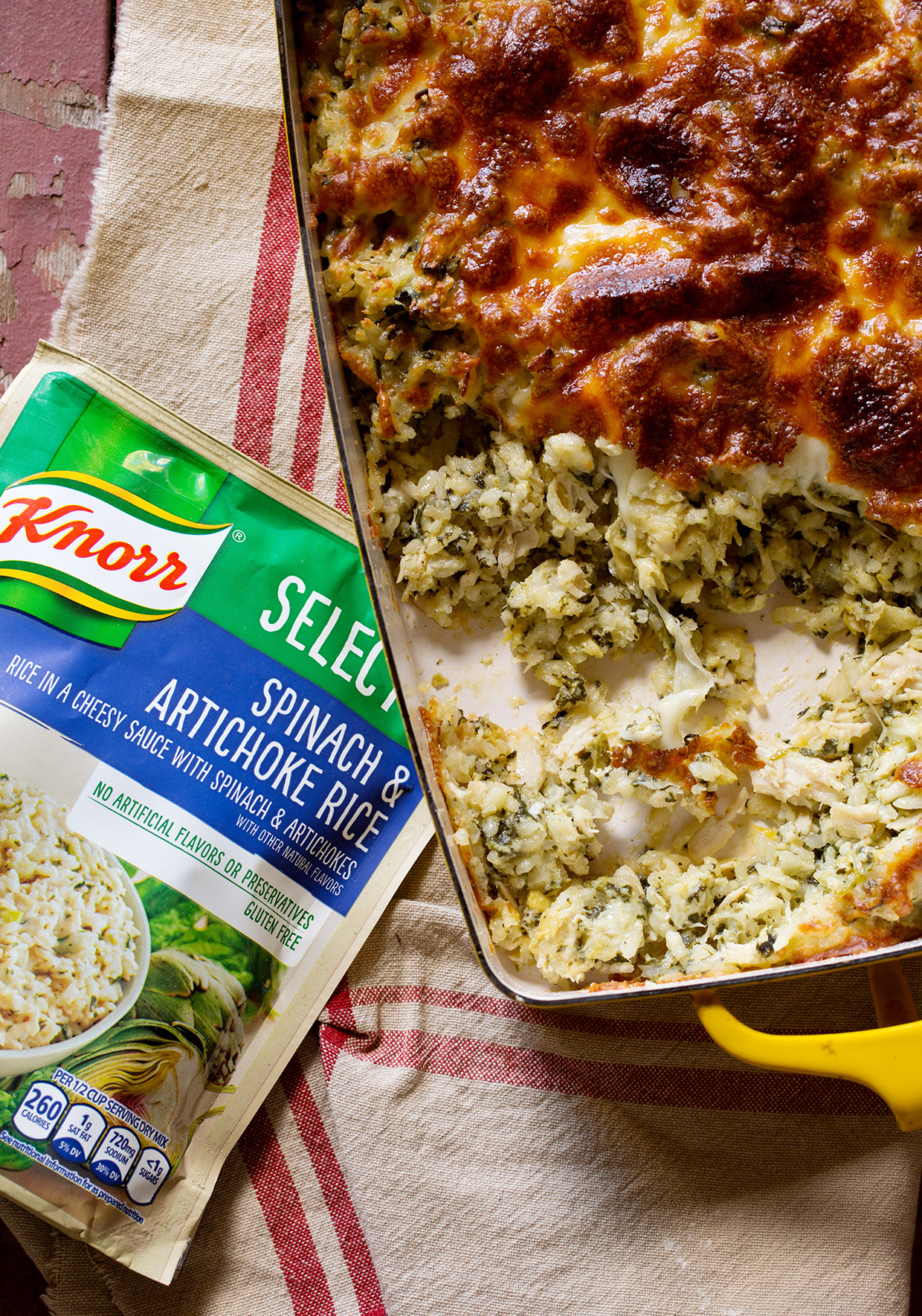 Spinach and Artichoke Rice Casserole - Real Food by Dad