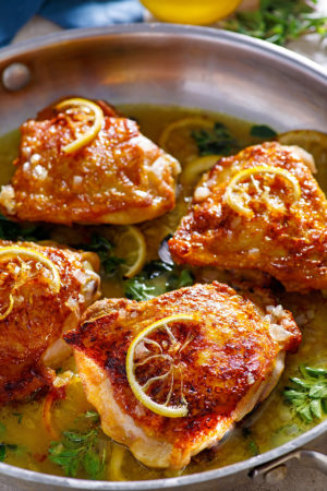 Roasted Chicken Thighs with Lemon and Oregano - Real Food by Dad