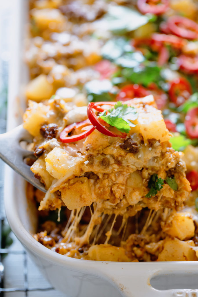 Breakfast Enchilada Casserole Real Food by Dad