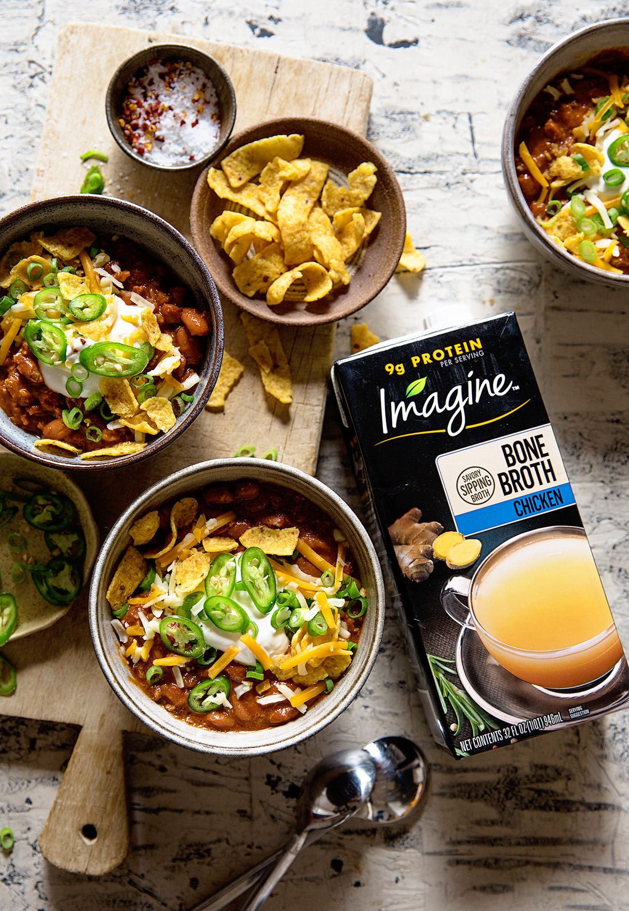 Slow Cooker Bone Broth Chili