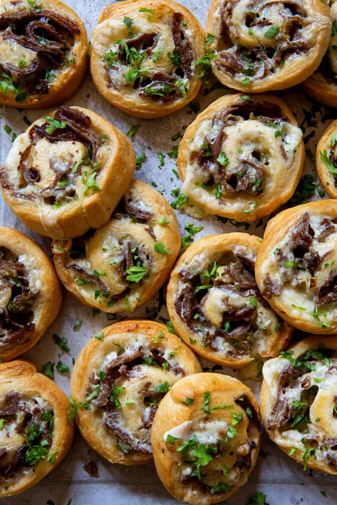 Cheesesteak Pinwheels