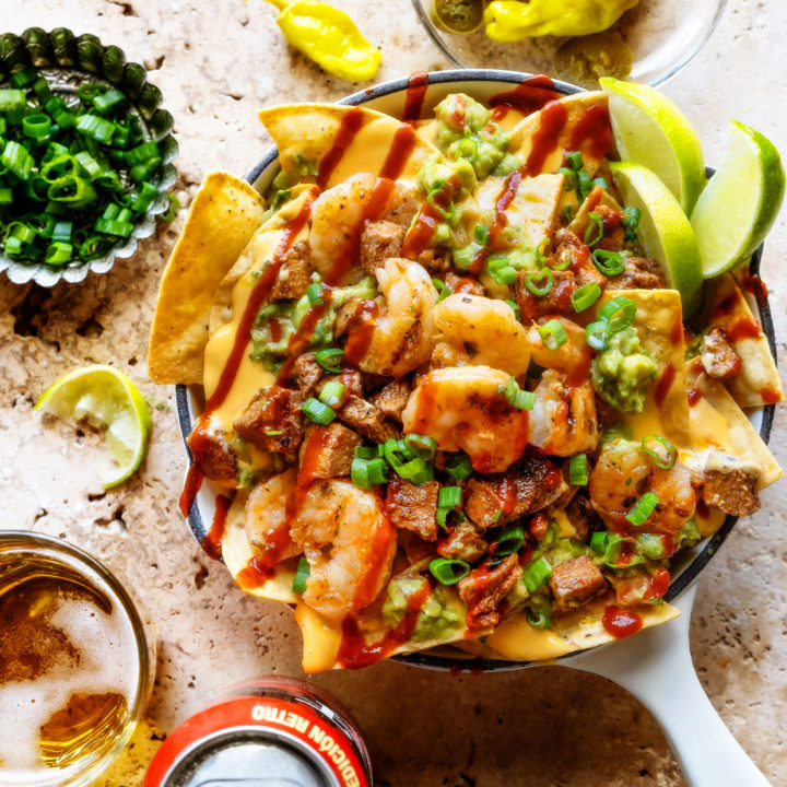 Surf and Turf Nachos  Put a comfort food spin on a classic menu item!