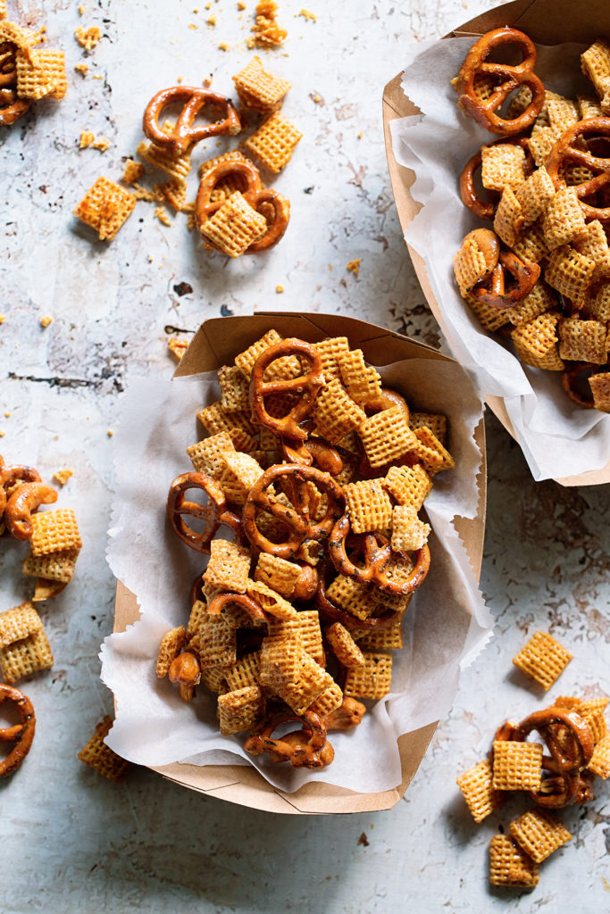 Sweet and Spicy Maple Bacon Chex