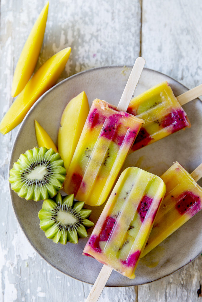 Tropical Cooler Popsicles