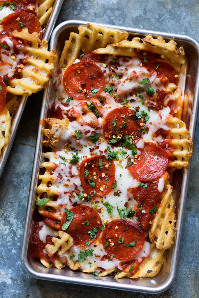 Waffled Pizza Fries