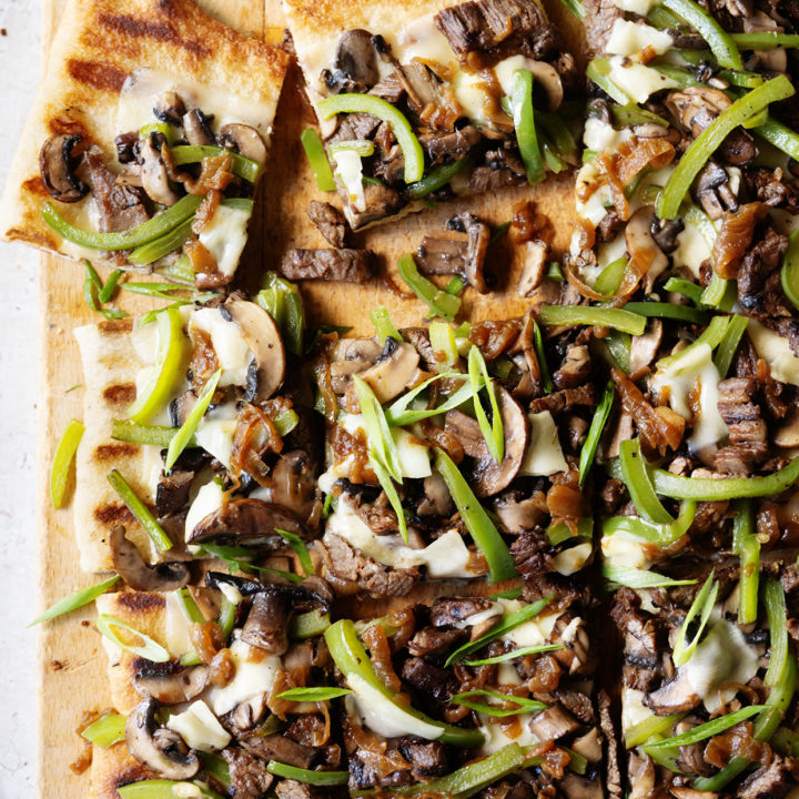 Philly Cheesesteak Pizza