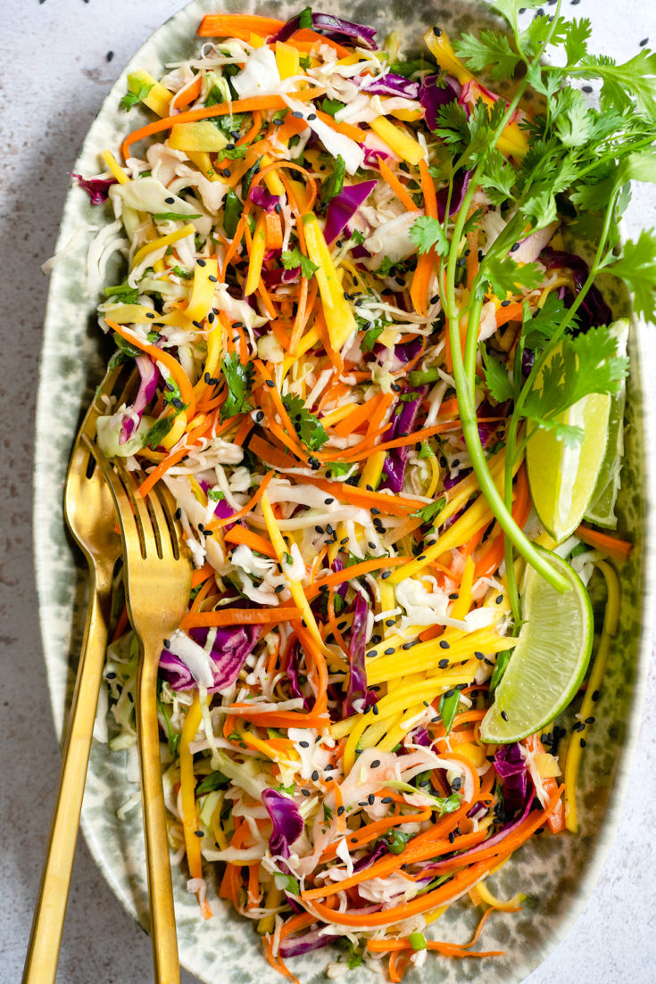 Easy Mango Slaw - Real Food by Dad