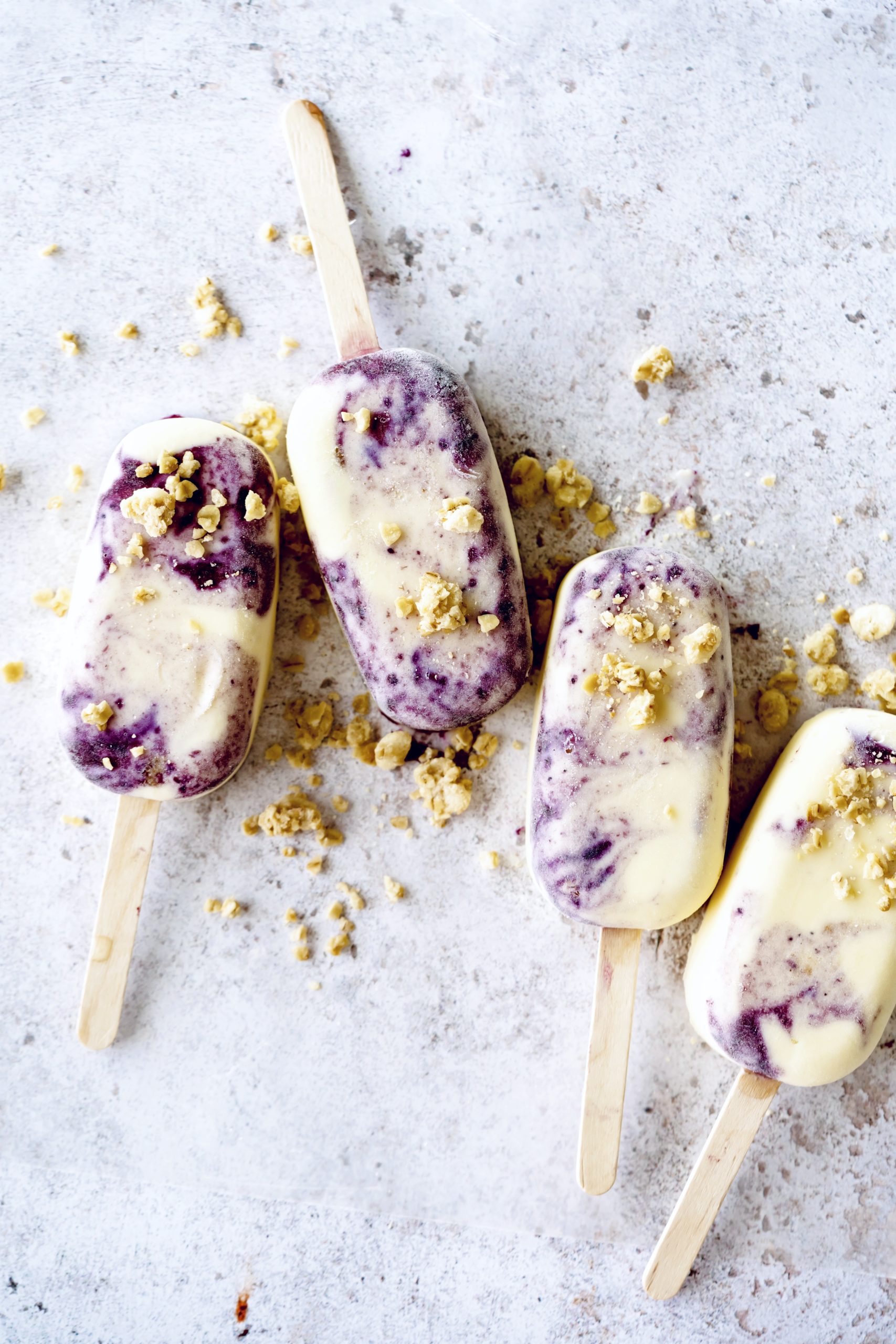 Blueberry Cheesecake Popsicle