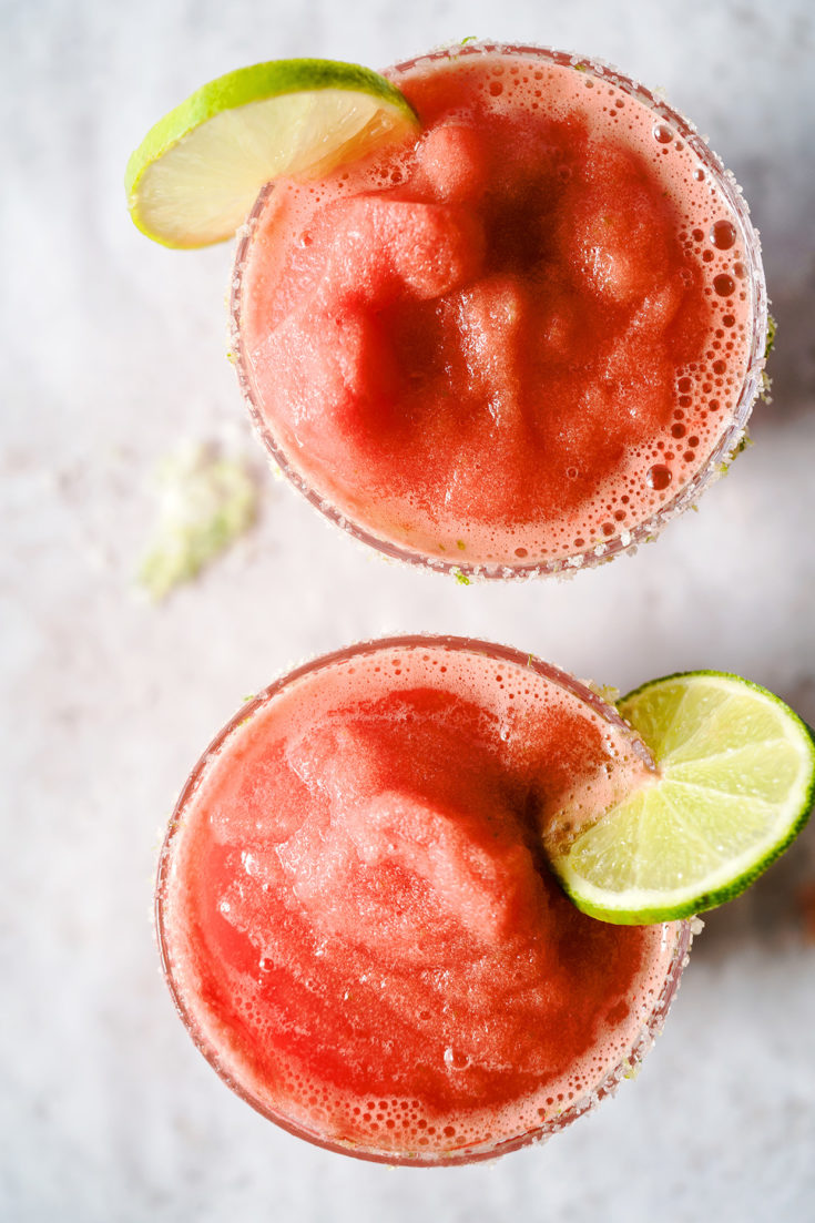 Spicy Frozen Watermelon Margarita