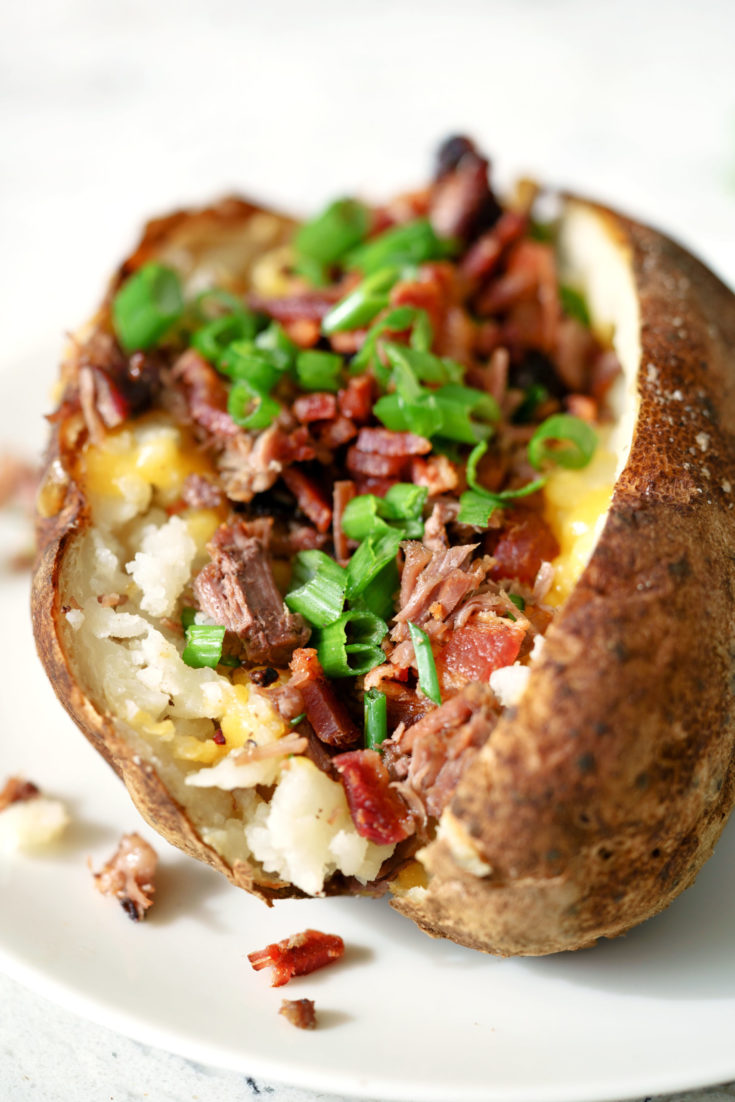 Slow Cooker Baked Potatoes