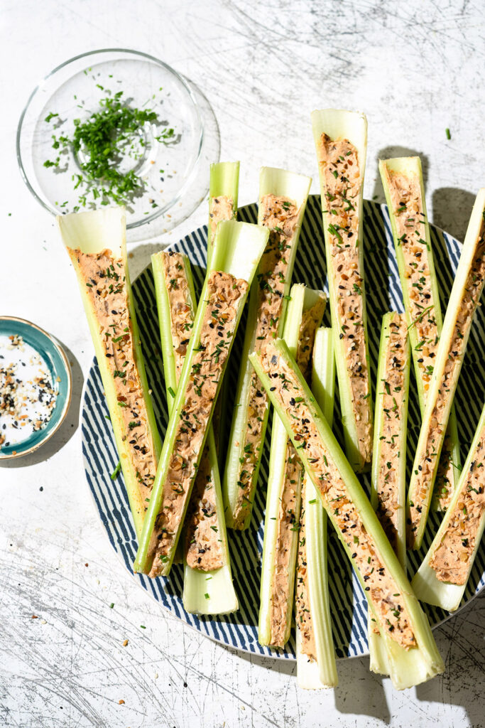 Celery Boats with Caramelized Onion Dip Real Food by Dad